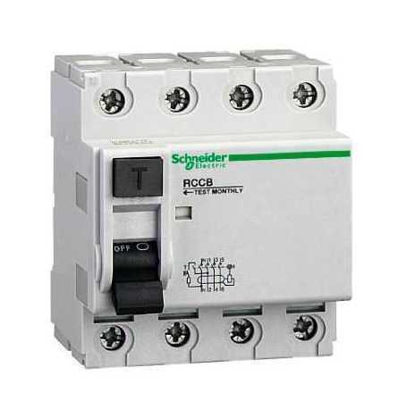 УЗО Schneider Electric Multi9 4P 63А 300мА (AC)