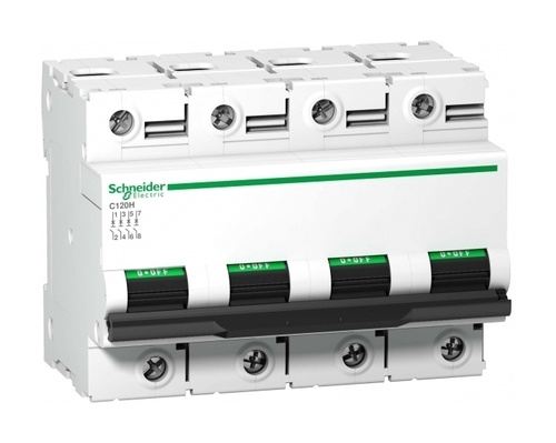 Автоматический выключатель Schneider Electric Acti9 4P 100А (B) 15кА