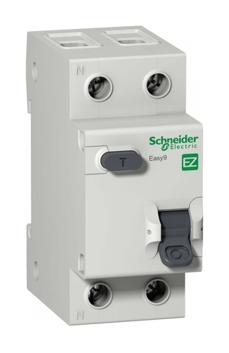 Дифавтомат Schneider Electric Easy9 2P 16А (C) 4.5кА 30мА (AC)