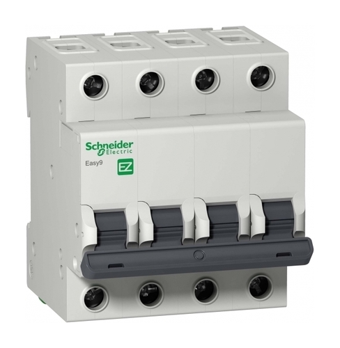 Автоматический выключатель Schneider Electric Easy9 4P 10А (B) 4.5кА