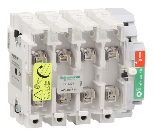 Рубильник с предохранителем Schneider Electric TeSys GS 100А 4P, 22x58