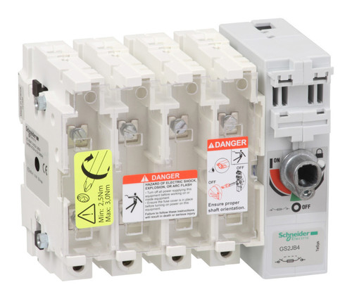 Рубильник с предохранителем Schneider Electric TeSys GS 100А 4P, A4