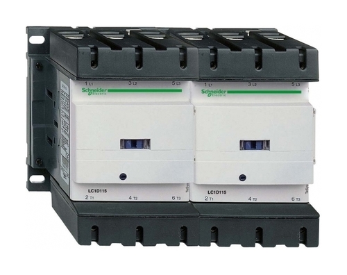 Реверсивный контактор Schneider Electric TeSys LC2D 3P 115А 400/400В AC 55кВт