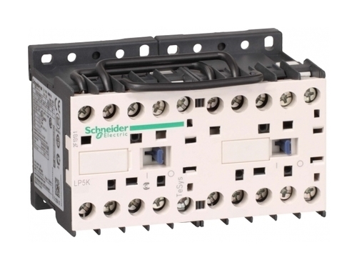 Реверсивный контактор Schneider Electric TeSys LP5K 3P 6А 400/24В DC 2.2кВт