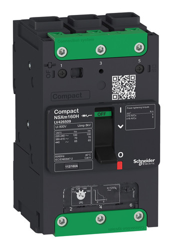 Силовой автомат Schneider Electric Compact NSXm, 25кА, 3P, 100А