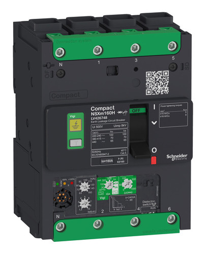 Силовой автомат Schneider Electric Compact NSX, 16кА, 4P, 25А