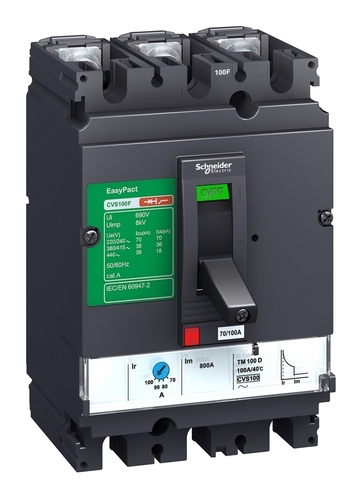 Силовой автомат Schneider Electric EasyPact CVS 32, TM-D, 25кА, 3P, 100А