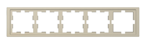 Рамка 5 постов Schneider Electric MERTEN D-LIFE, сахара