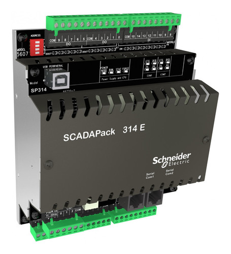 SCADAPack 314 RTU,2 потока/GT,IEC61131,24В,реле,2 A/O