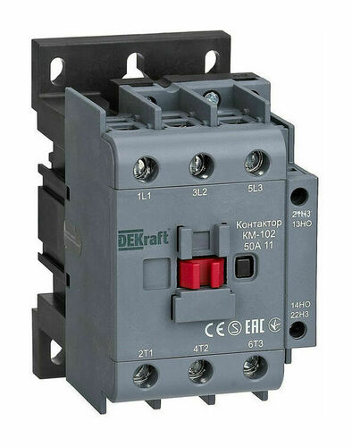 Контактор DEKraft 50А 220.230В AC, 22007DEK