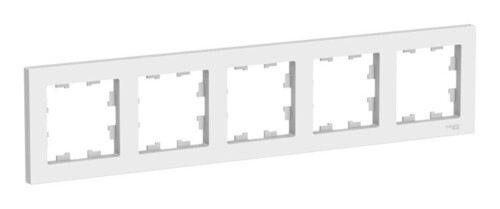 Рамка 5 постов Systeme Electric ATLASDESIGN, лотос, ATN001305